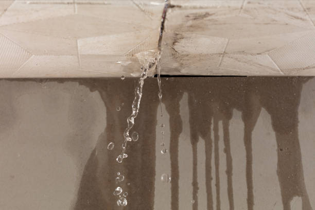 Professional Flood Damage Cleanup technician working in Morrisville, NY